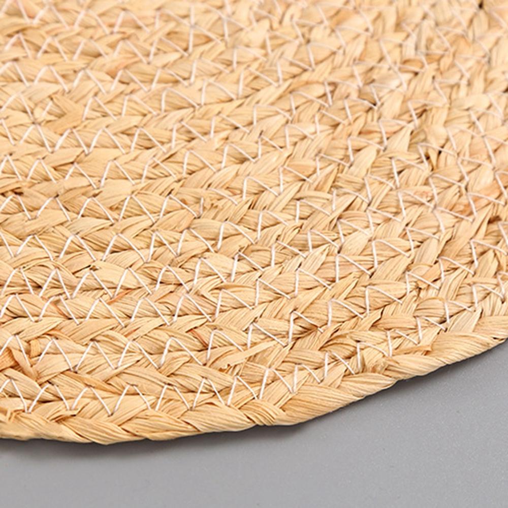 Round Corn Hull Home Heat Insulation Dinner N1N Coaster Placemat Table Pads Home Decor