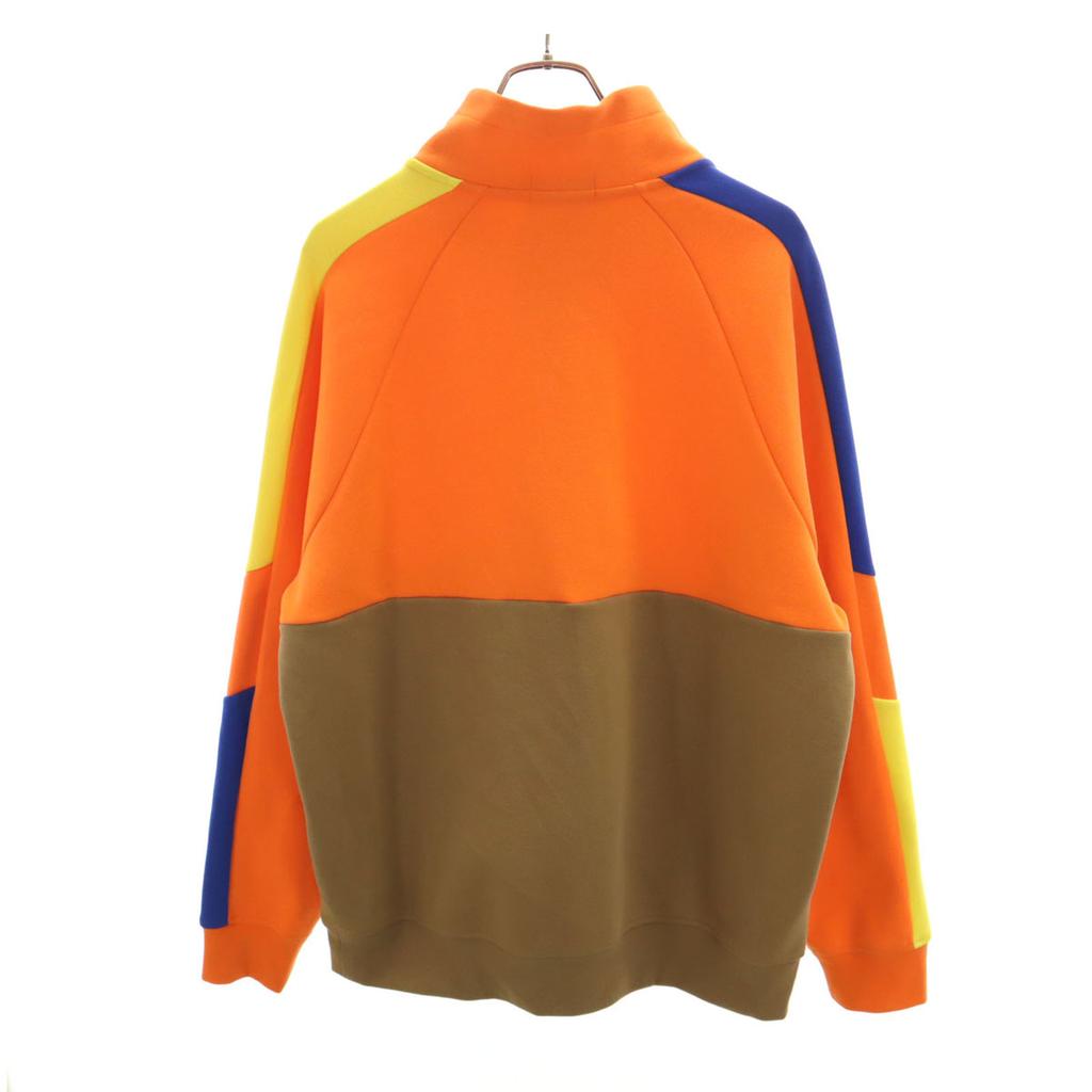 Polo Ralph Lauren Куртка с полумолнией Серия LG Orange Пуловер, ткань пике Мужская Б/У