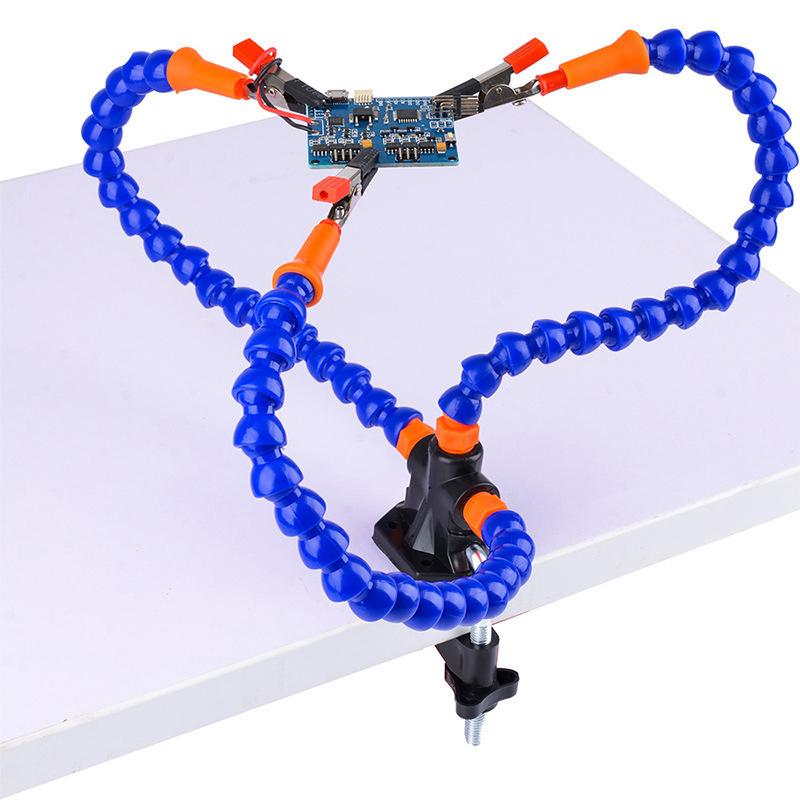 Многофункциональный инструмент «Третья рука» для пайки, настольный зажим, подставка для пайки, держатель для сварки печатных плат, гибкий рычаг, инструмент для пайки