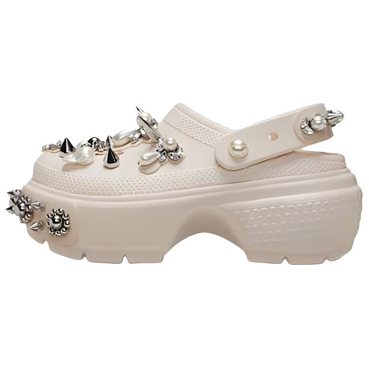 Simone Rocha x Crocs Stomp Clog Dew Мужские кроссовки Белые 210942-0WW