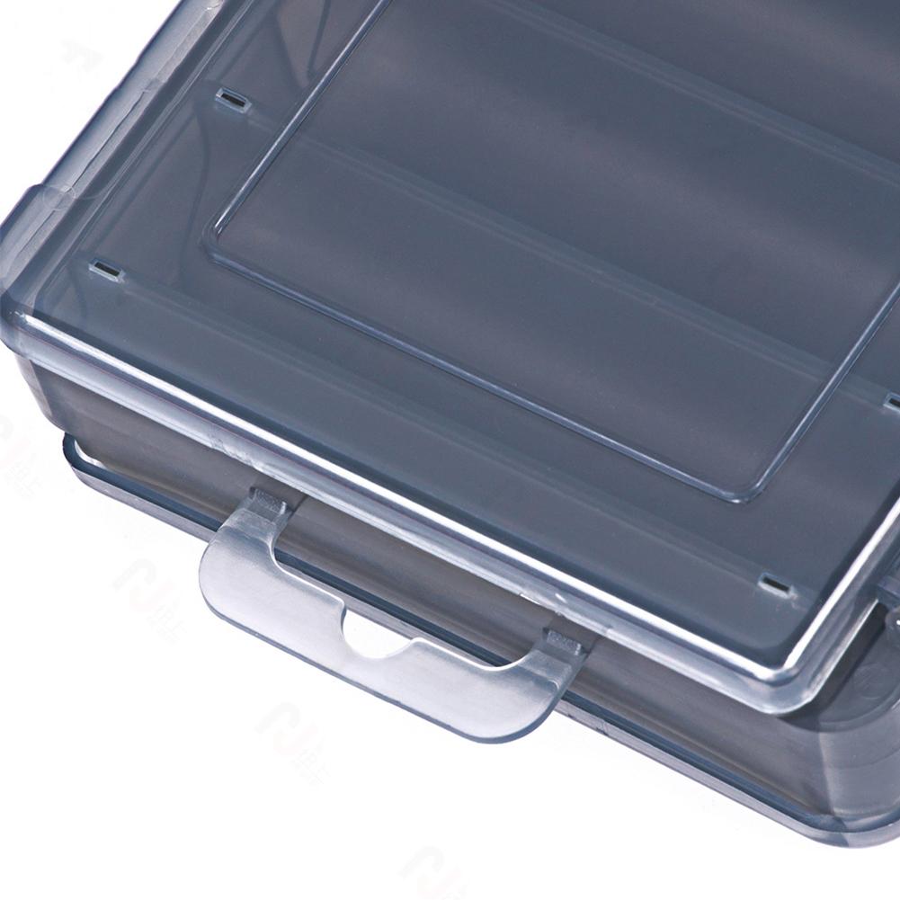 Portable Fishing Tool Box, Double-side Tool Box Bead Organizer, Fishing Hook Sealing Storage Organizer, Fishing Tackle Organizer Box For Jigs, Lures,