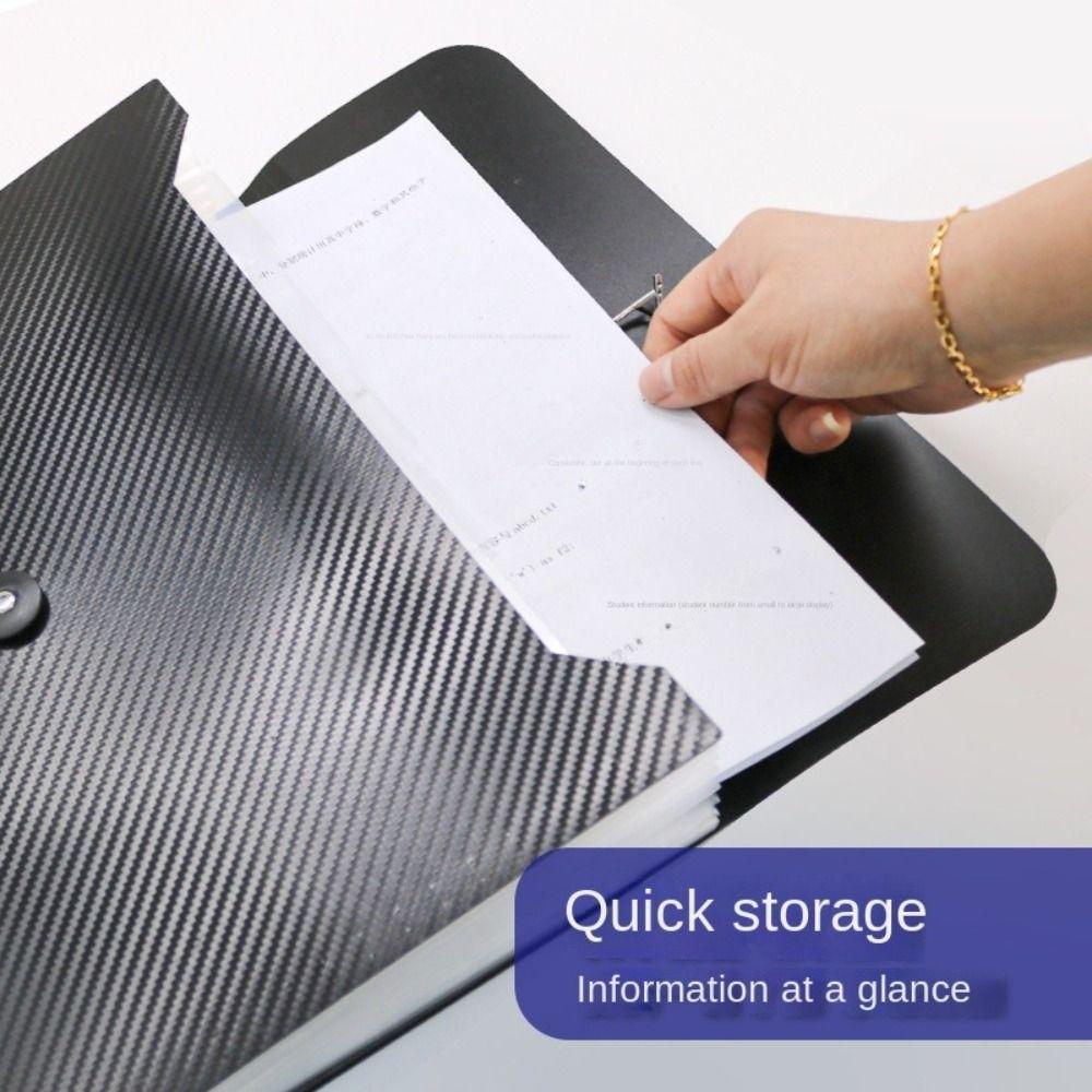 Папка-регистратор формата А4 с сеткой 7/13, расширяющийся держатель для хранения файлов, органайзер для экзаменационных работ для студентов