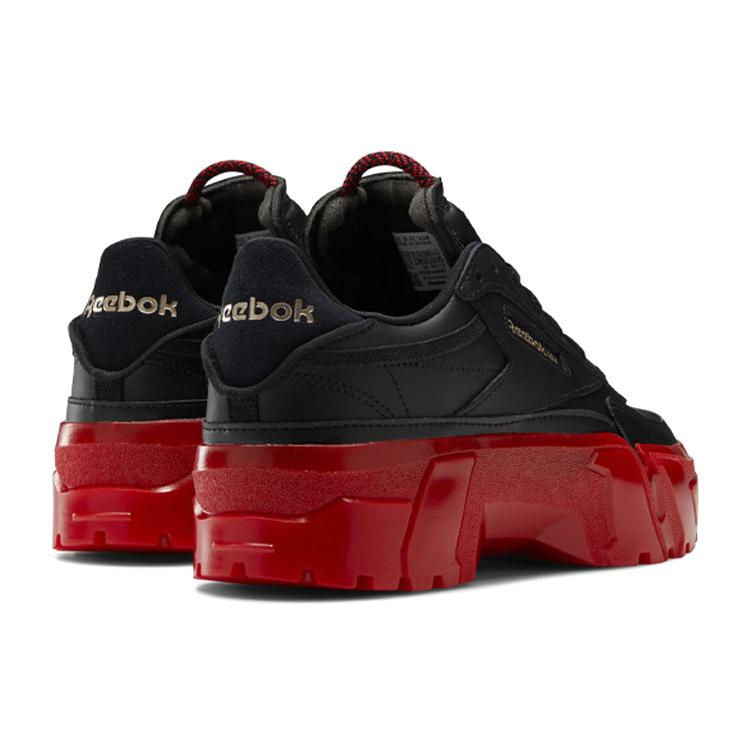Кроссовки Club C Cardi B x Wmns Reebok 'Black Vector Red' Женские H05179