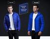 Men's Plus Size Solid Color Lightweight Down Cotton Jacket, Winter 2021 Fashion