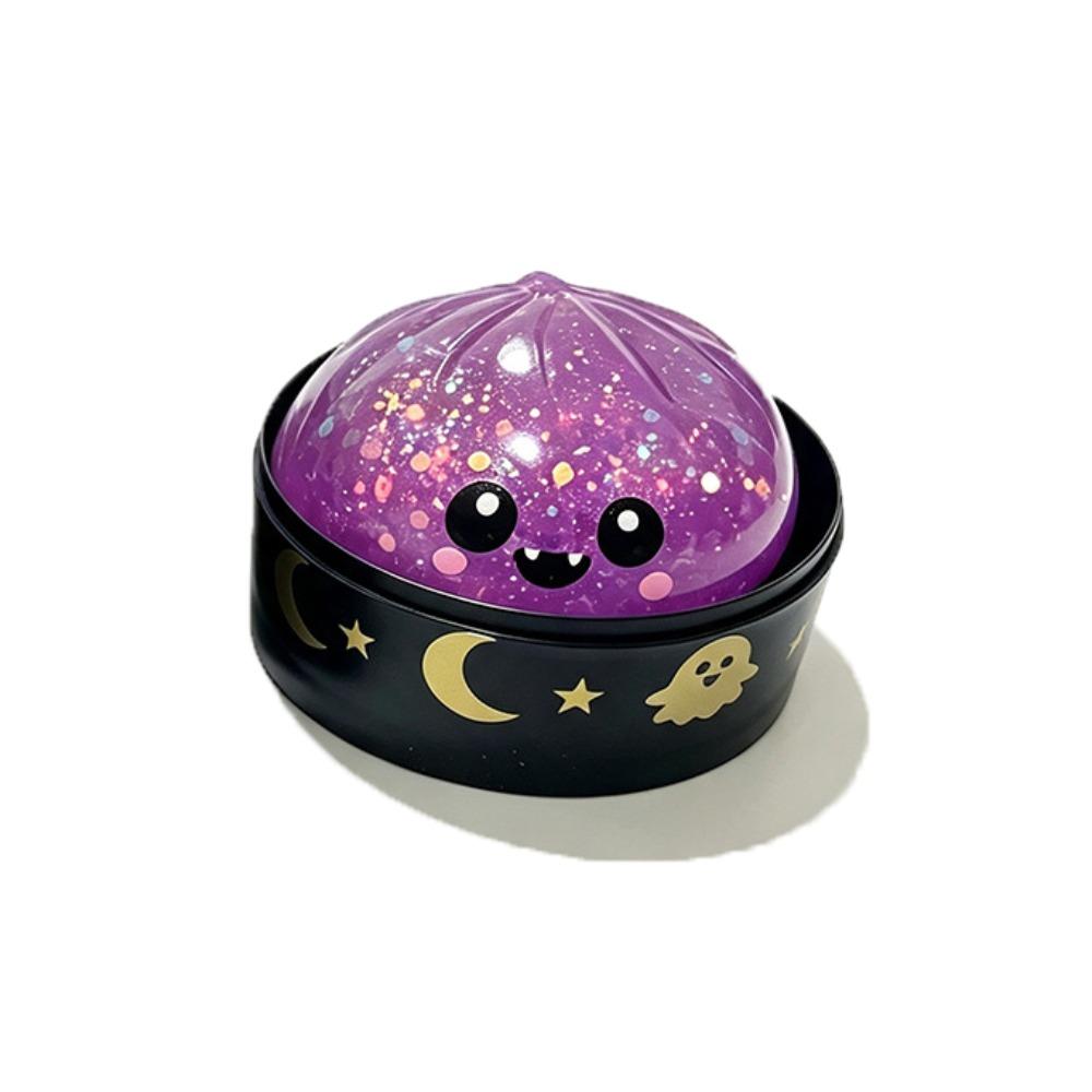 Glittering Steamed Bun Squeeze Toy TPR Bun Sensory Balls Dumplings Squishy Toy Children's Gift
