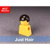 10 шт./лот Детали MOC Мужские прически для мини-кукол 4 см Совместимы с фигурками основных брендов Строительные блоки Игрушки