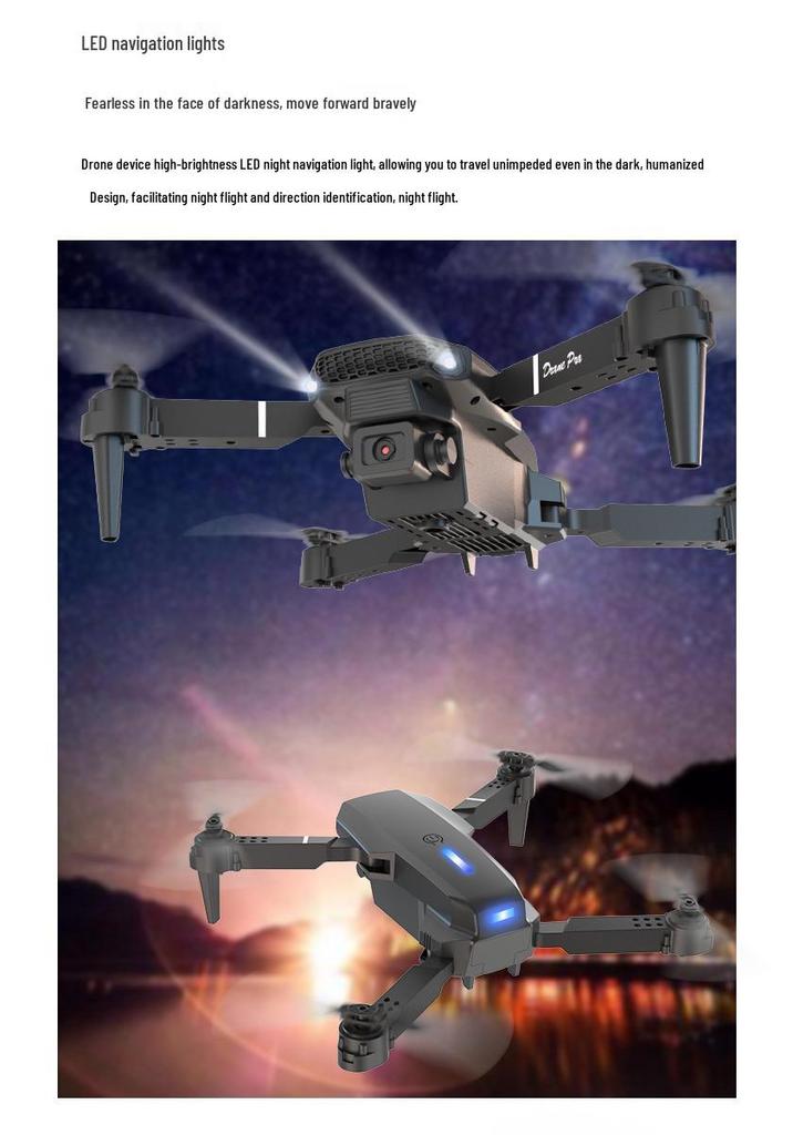 CrossE88 Pro 4K HD Drone Toy: Foldable E99 Quadcopter with Remote Control (E525)