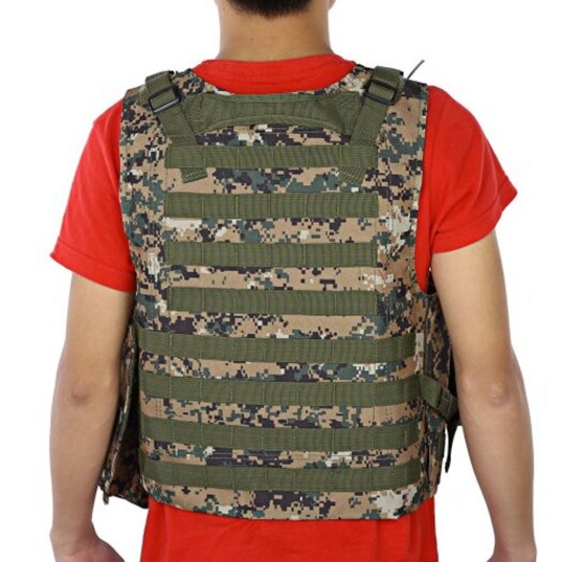 Одежда Outlife тактический жилет военный спецназ полевой боевой страйкбольный Molle боевой штурмовой бронежилет черный