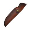 Two-Layer Cowhide Kitchen Knife and Sheath Set - Portable Outdoor Fruit Knife Set