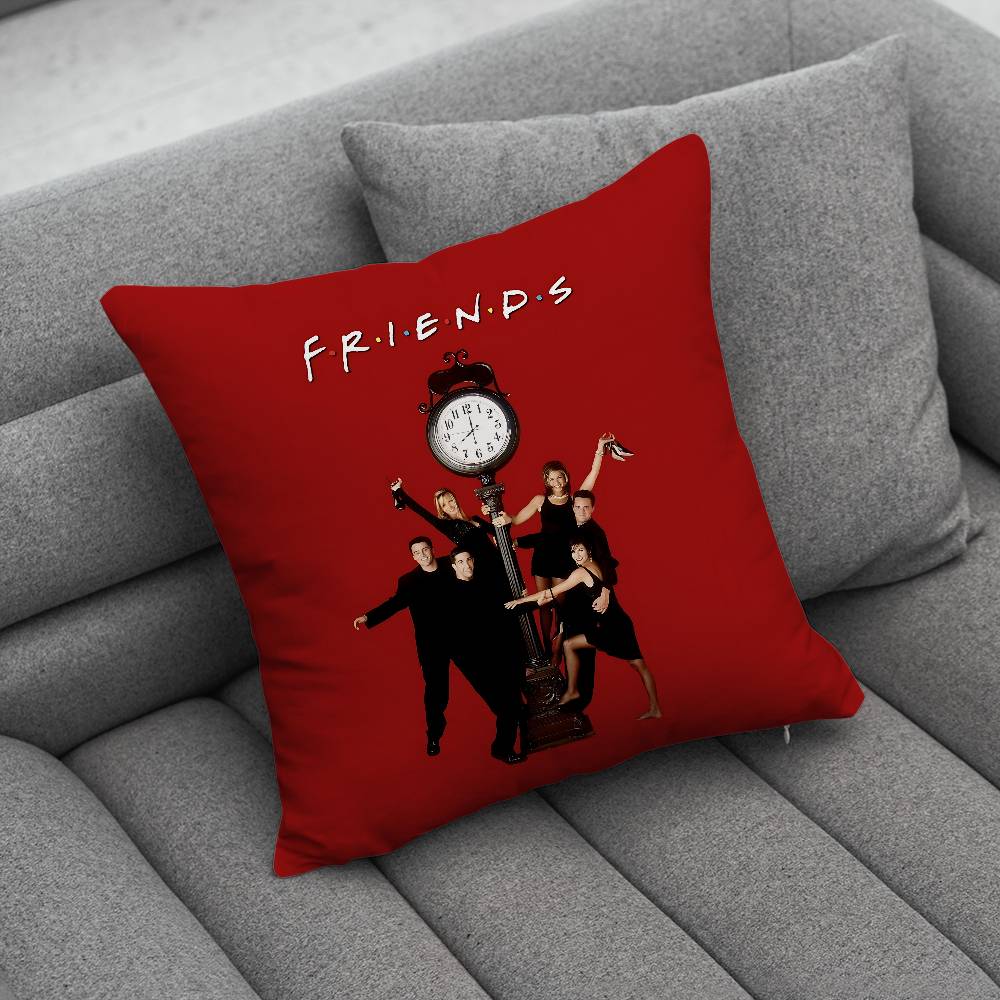 Classic Friends TV Show Pillow Case For Home Bedroom Car Office Decoration Living Room Sofa Cushion Cover Suitable