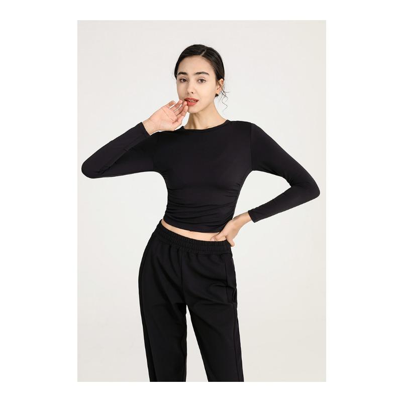 Женская спортивная одежда для йоги с длинным рукавом на весну и осень