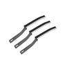 3Pcs Crevice Cleaning Brush Hard Bristles Ergonomic Long Handle Multifunctional Bathroom Kitchen Dead Angle Gap Groove Grout Cleaner Scrubber Tool