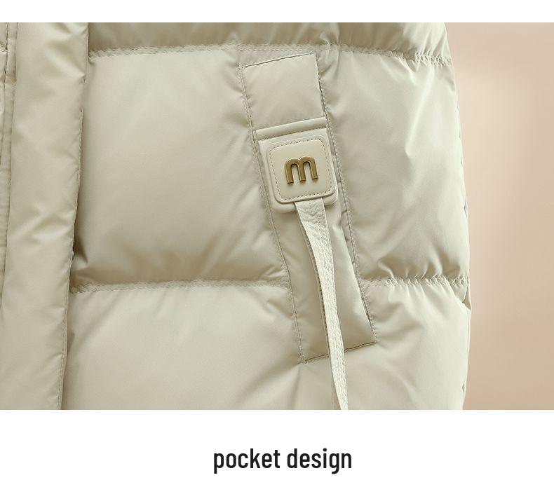 Women's Short Warm Hooded Cotton-Padded Jacket - Winter 2025 Korean Style, Thick and Loose Fit