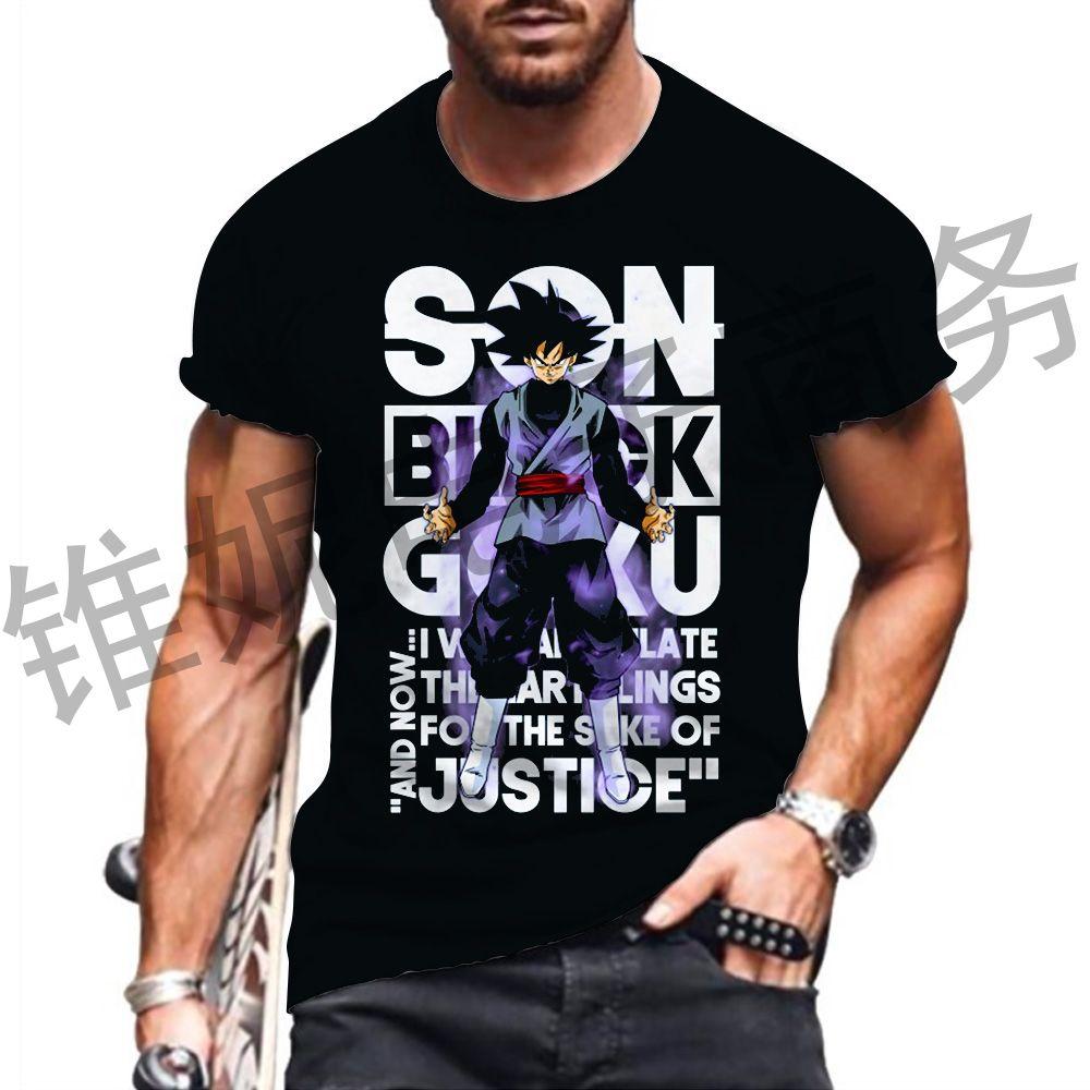 Dragon Ball Z 2024 Веджета Мужская Футболка Гоку Мужская Одежда Топы Крутая Саянская Короткий Рукав Футболка 110-6XL Лето СПОРТЗАЛ Харадзюку Футболка