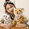 Simulation Baby Tiger Plush Toy Cute Stuffed Soft Wild Animal Forest Tiger Pillow Dolls Room Decro For Kids Boys Birthday Gift