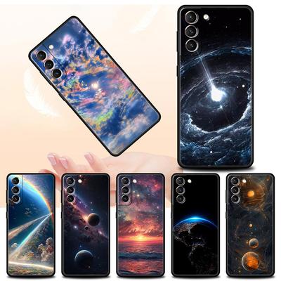 Чехол для телефона "Звезды Земли Космос" для Samsung Galaxy S24 S23 S22 Ultra S20 S21 FE 5G S10 S9 Plus S10E S8 S7 Edge Мягкий Силиконовый Чехол
