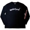 Motorhead Unisex Adult Bomber Back & Sleeve Print Long-Sleeved T-Shirt