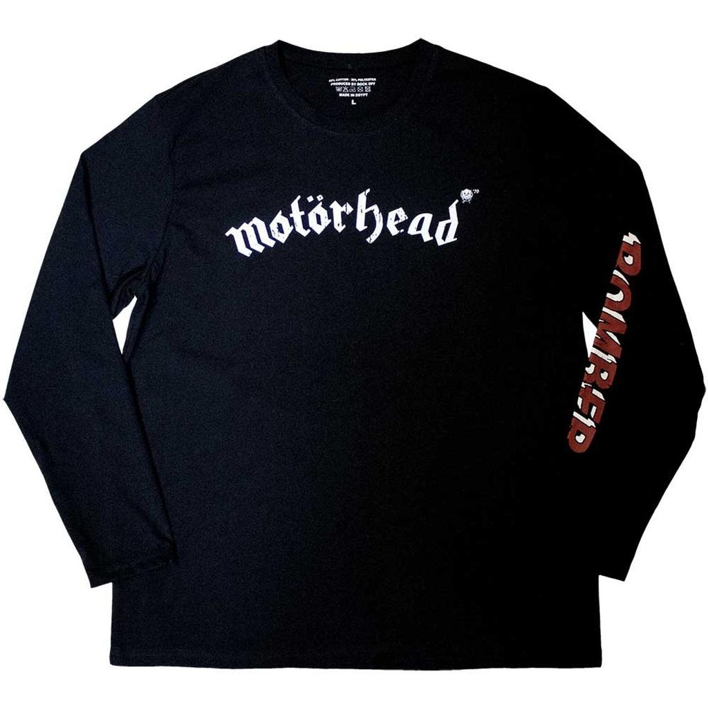 Motorhead Unisex Adult Bomber Back & Sleeve Print Long-Sleeved T-Shirt