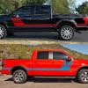 Наклейки на боковые юбки кузова Ford F-150 Raptor