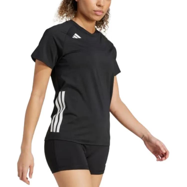 Adidas Free Shipping AdiClub Hilo Short Sleeve Volleyball Jersey (Unisex) T-Shirts 22806356 | Black