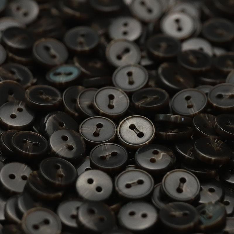 Пуговицы из смолы с двумя глазами, коричневые, бежевые, на воротнике рубашки, пуговицы, детская одежда, длинный рукав, вязаный кардиган, аксессуары для одежды