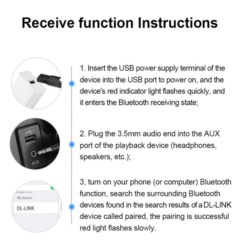 Беспроводной автомобильный адаптер, аудиоадаптер, передатчик, приемник, музыкальный приемник дальнего действия для компьютерных смартфонов
