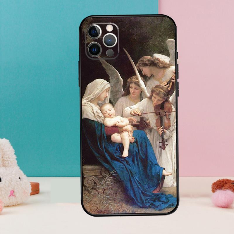 Virgin De Guadalupe Virgen Mary Phone Case For iPhone 17 Air 16 15 14 12 11 13 Pro Max 12 13 mini 15 16 Plus 16e Cover Coque