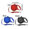 Detachable Dog Traction Rope Plastic Handheld Dog Leash Retractable Dog Leash  For Outdoor Walking