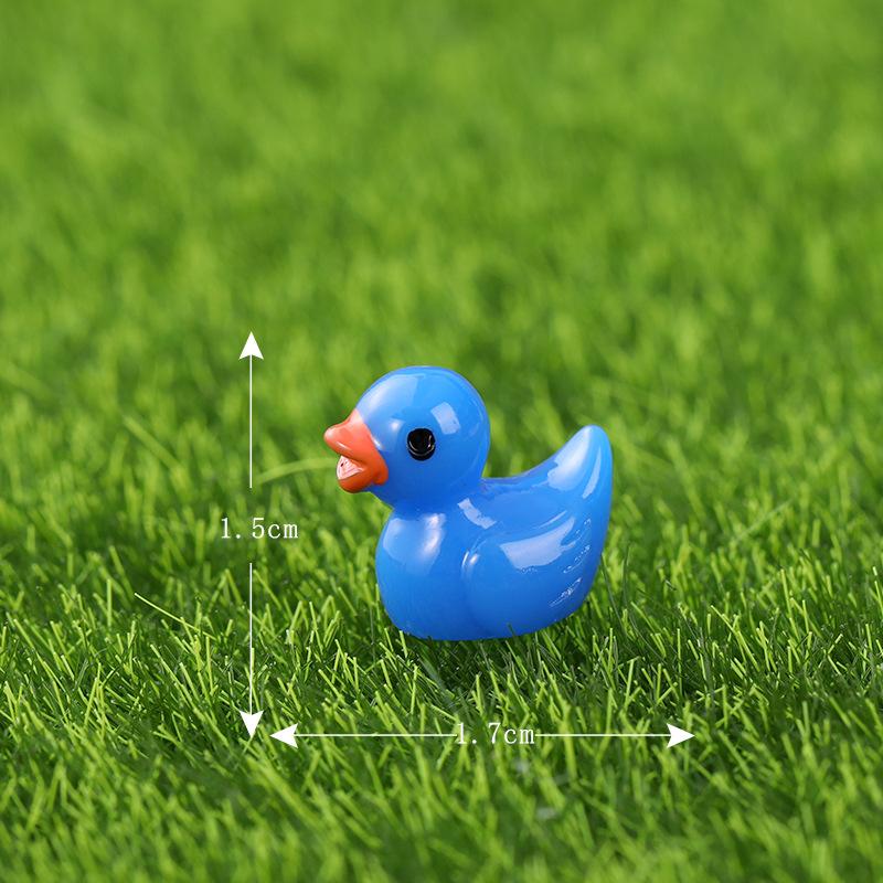 Пейзаж смоляной орнамент декор фигурки слизь утки миниатюрный аквариум волшебный сад желтая крошечная уточка мини DIY микро