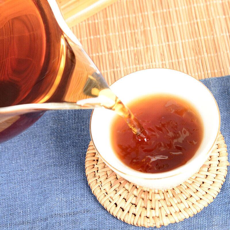 Пуэр 500г ломаный серебряный клейкий рис ароматный туо приготовленный чай старая чайная головка