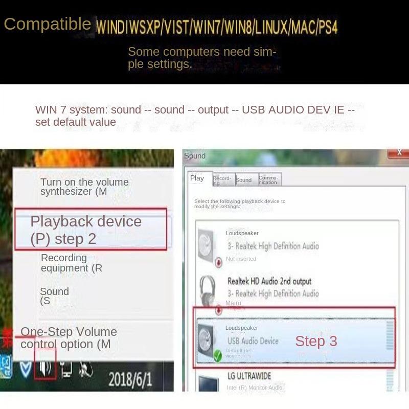 USB-конвертер для наушников без драйверов, компьютерный аудиокабель USB — 3,5 мм, адаптер для микрофона Apple, внешняя звуковая карта
