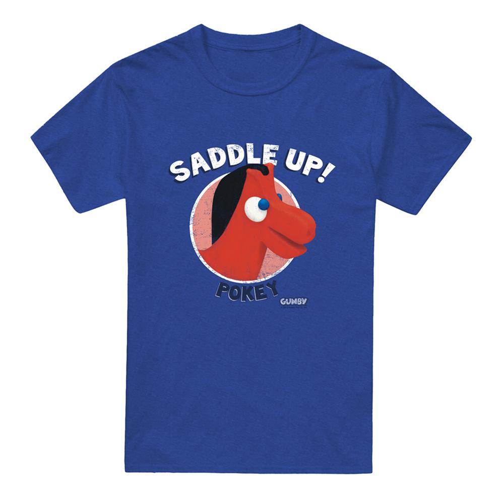 Gumby Unisex Adult Saddle Up Heather T-Shirt