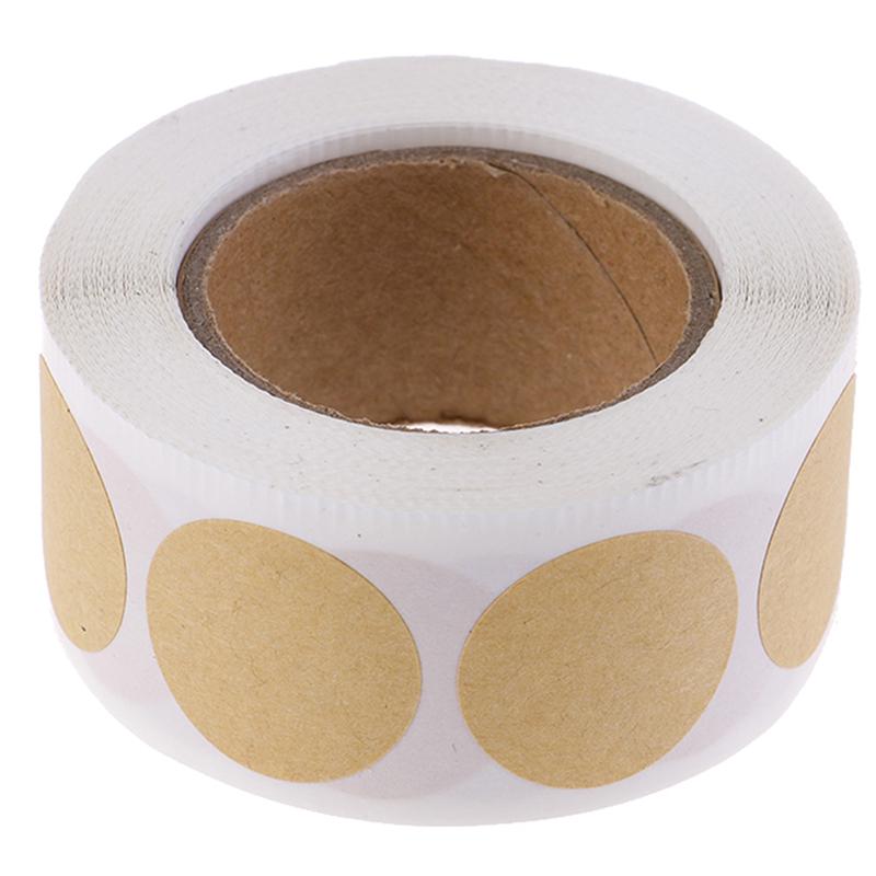 500Pcs/Set Blank Round Craft Stickers Seal Labels Diy Stickers For Package