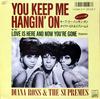 7inch Record SUPREMES  You Keep Me Hangin On  Love Is He RMTS26PROMO MOTOWN 1987 Japan SoulFunk Used