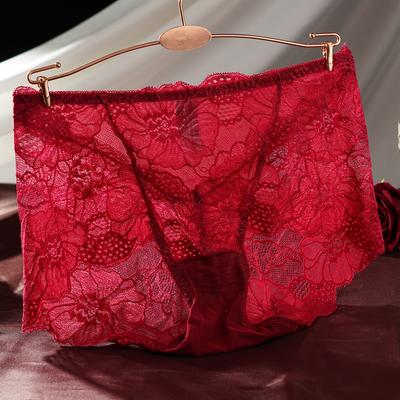 L-2XL кружевные трусики с высокой талией женские сексуальные прозрачные трусики ажурные дышащие нижнее белье мягкое удобное нижнее белье