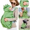 Baby Kangaroo Carrier Cover Stroller Cover Hooded Stretch Cape Mother And Baby Double-Sided Windproof Warm Baby Cape Dinosaur Hoodie