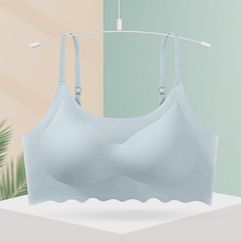 Бесшовный женский спортивный бюстгальтер для йоги Ice Silk с красивым дизайном спины