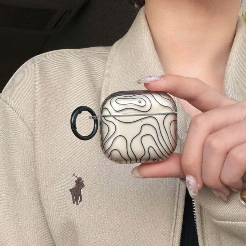 Модный художественный чехол для наушников Apple Airpods 4 3 2 Pro 3 Защитная крышка Силиконовые чехлы для зарядки наушников для Airpod