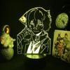 Популярный аниме Bungou Stray Dogs акриловый 3D ночник Дазай Осаму Накахара Чуя фигурка для Hoom Декор в спальню прикроватная лампа