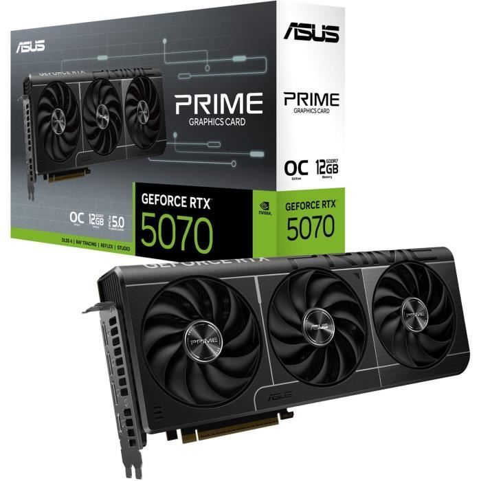 ASUS - Carte graphique - GeForce RTX 5070 Prime OC - 12 Go GDDR7