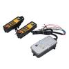 Industrial Wireless Crane Remote Control Kit DC24V Electric Lift Hoist Transmitter Receiver with Lock 2 Handle YU 6