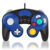 K&SGAMER GameCube Controller (with Vibration Support for GC, WiiU, Wii, and GameCube) (Blue & Black)
