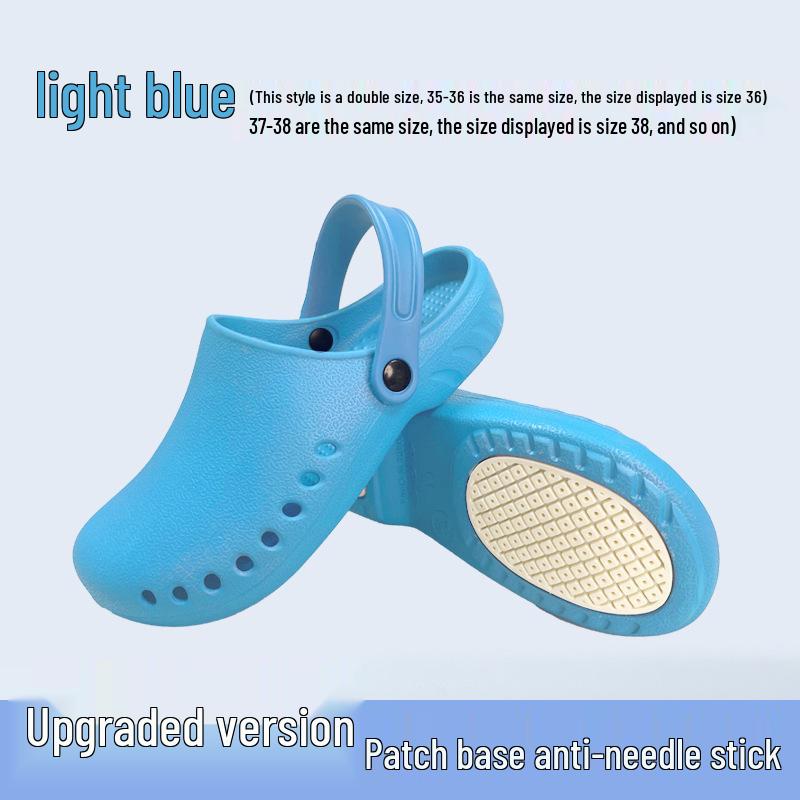 Non-Slip Closed-Toe EVA Surgical Clogs - Soft, Breathable, Comfort for Medical Staff