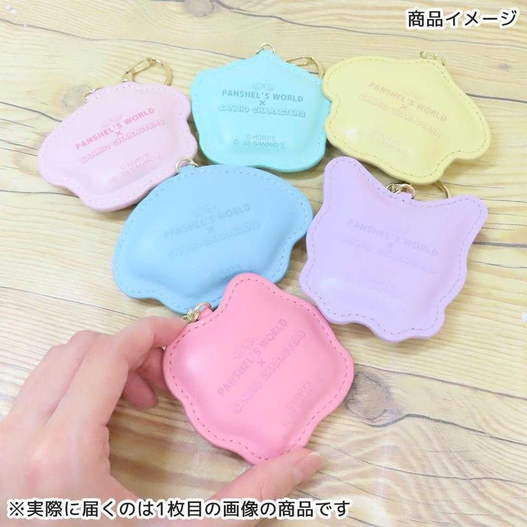 Marimo Craft Panshell x Sanrio Characters Sagara Keychain/Bag Charm, Cute Panshell x My Melody, Approx. W79 x H67 x D10mm