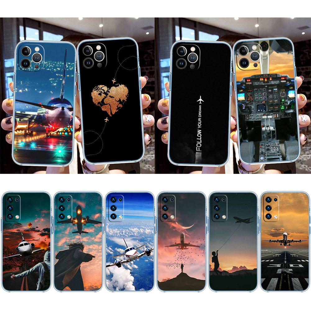 Airplane Aesthetic Art Phone Case for Motorola Moto G10 G20 G30 G31 G32 G34 G35 G41 G42 G50 G51 G52 G55 G60 G60S G62 G71 G72 G75