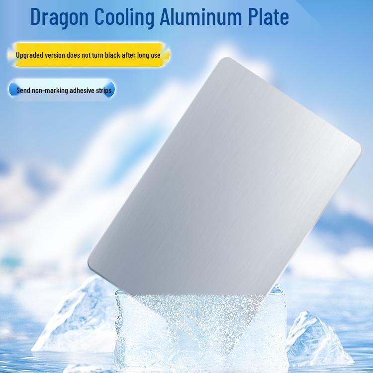 Aluminum Pet Cooling Pad for Rabbits and Hamsters - Summer Heat Relief and Insulation Sheet