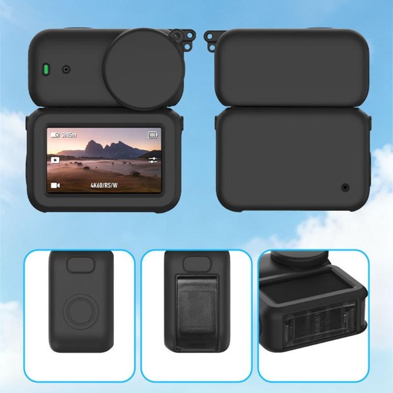 Shockproof AntiScratch Silicone Cover for Camera Full Body Protections Precise AntiSlip Grip