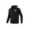 Puma T7 Логотип Печать Спортивный Повседневный Пуловер Толстовка Мужская Толстовка Черная 620566-01