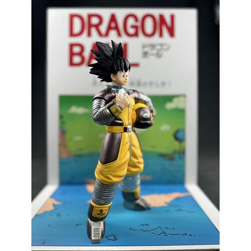 24cm/9.45inch Drogan Boll Z Space Suit Gocool Figure Namek Gocool Super Saiyan Action Figure Pvc Statue Collection Model Toys Gifts