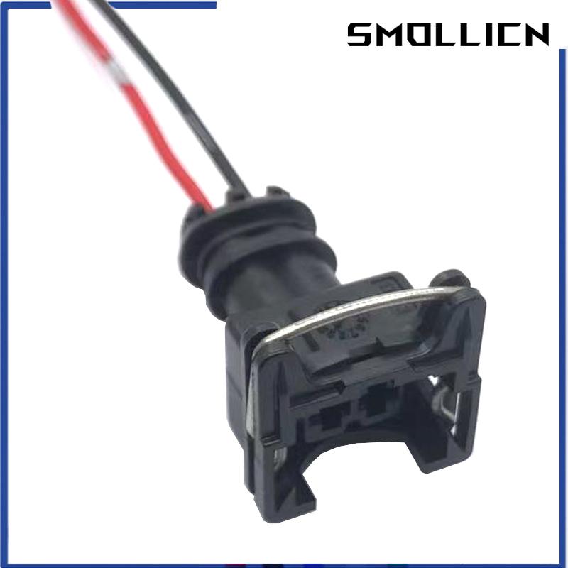 1 Set 2 Pin Efi Series Female Nozzle Lgnition Coil Water Temperature Sensor Wire Plug EV1 With 15cm Wires